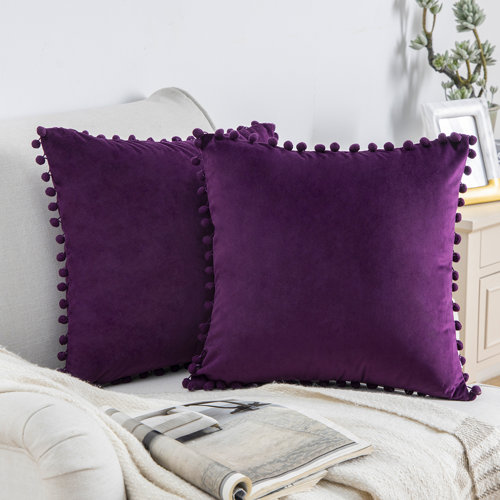 Purple Throw Pillows You'll Love | Wayfair